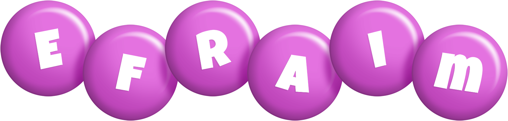 Efraim candy-purple logo