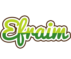 Efraim golfing logo