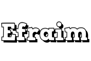 Efraim snowing logo