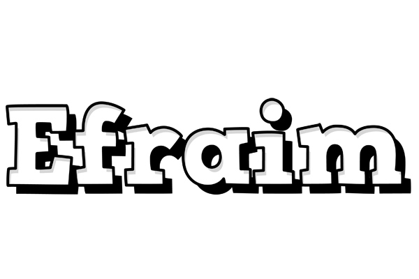 Efraim snowing logo
