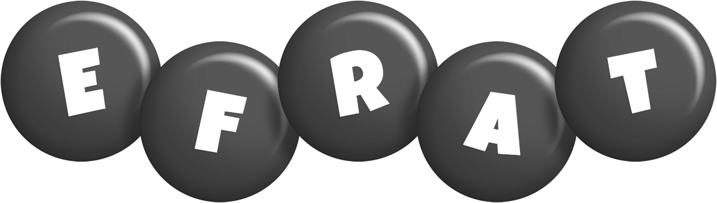 Efrat candy-black logo