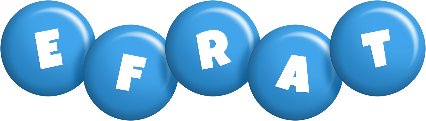 Efrat candy-blue logo
