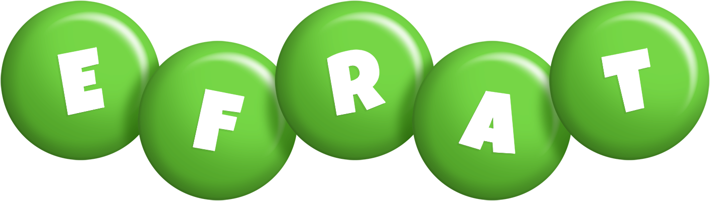 Efrat candy-green logo