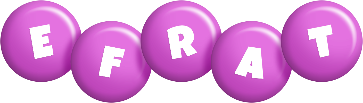 Efrat candy-purple logo