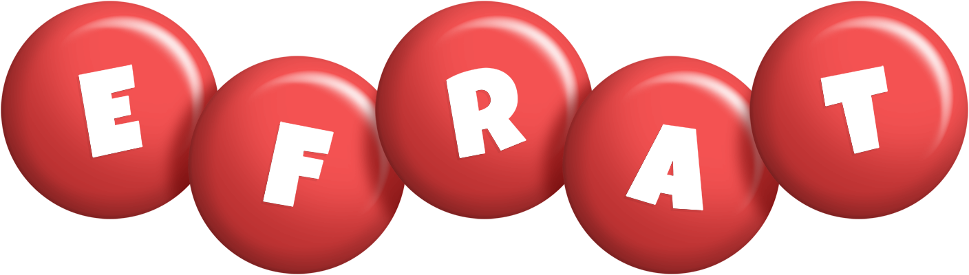 Efrat candy-red logo