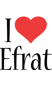 Efrat i-love logo