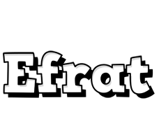 Efrat snowing logo