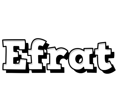 Efrat snowing logo