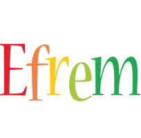 Efrem birthday logo