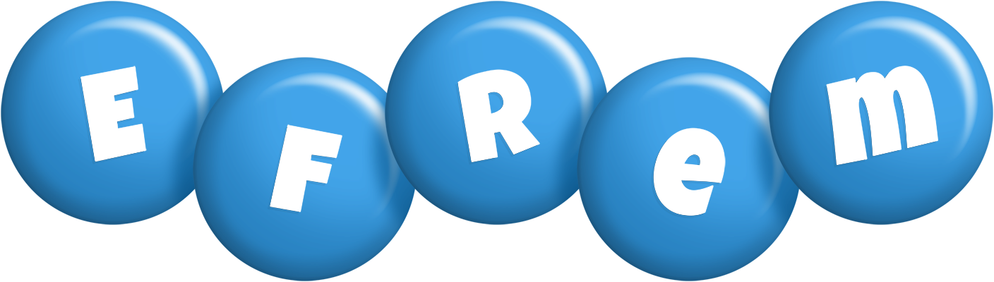 Efrem candy-blue logo