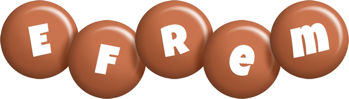 Efrem candy-brown logo