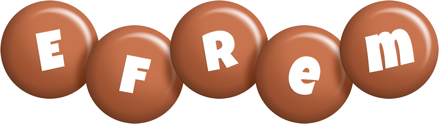 Efrem candy-brown logo