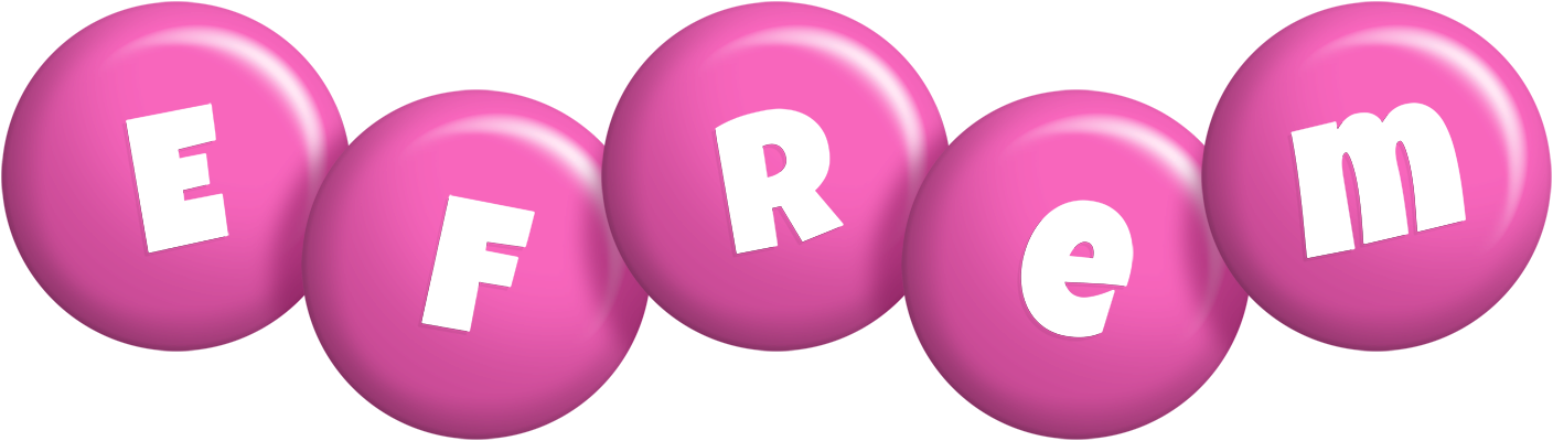 Efrem candy-pink logo