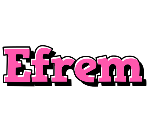 Efrem girlish logo