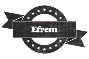 Efrem grunge logo