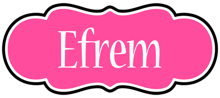 Efrem invitation logo