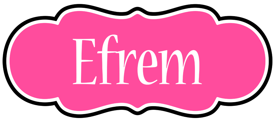 Efrem invitation logo
