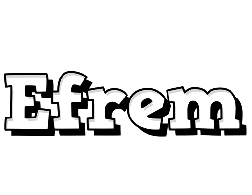 Efrem snowing logo