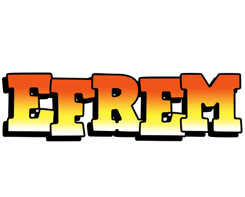 Efrem sunset logo