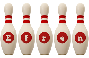 Efren bowling-pin logo