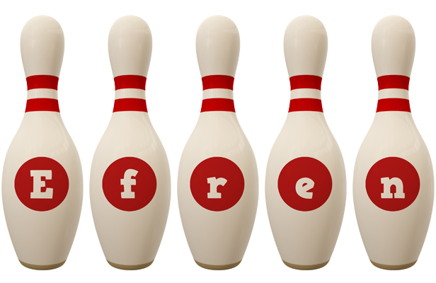 Efren bowling-pin logo