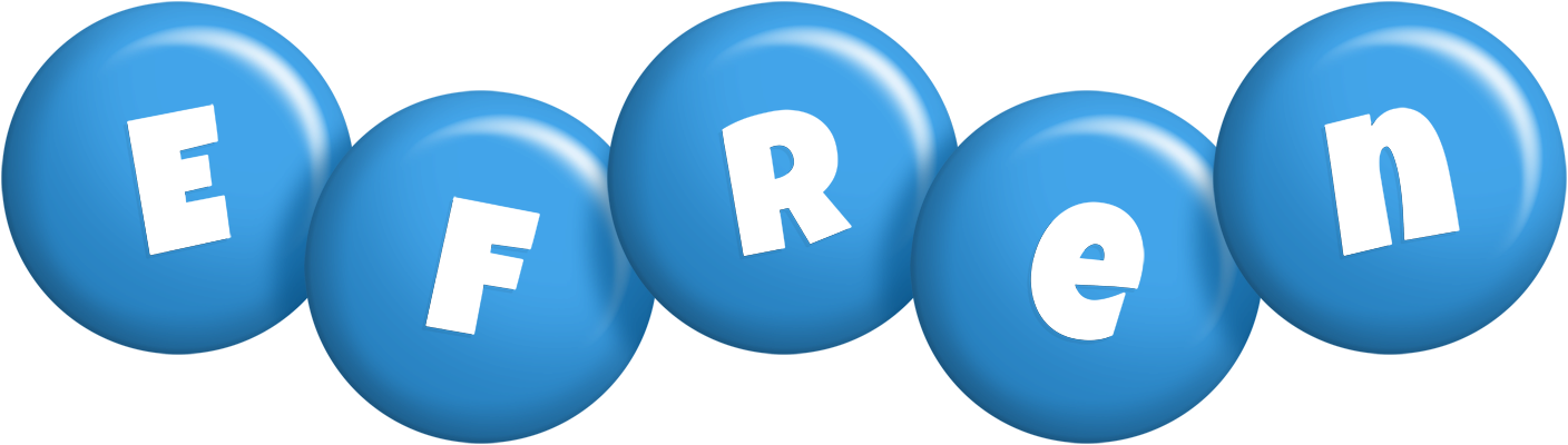 Efren candy-blue logo
