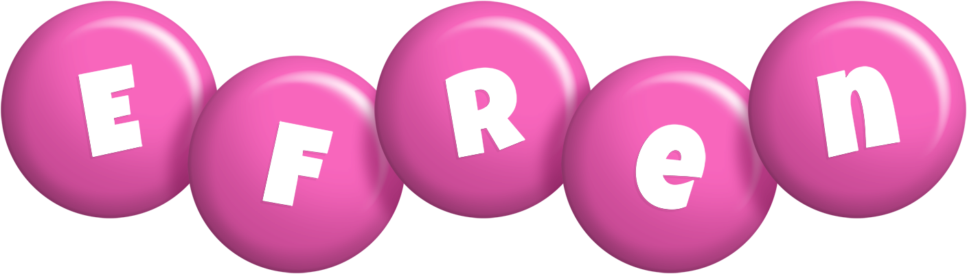 Efren candy-pink logo