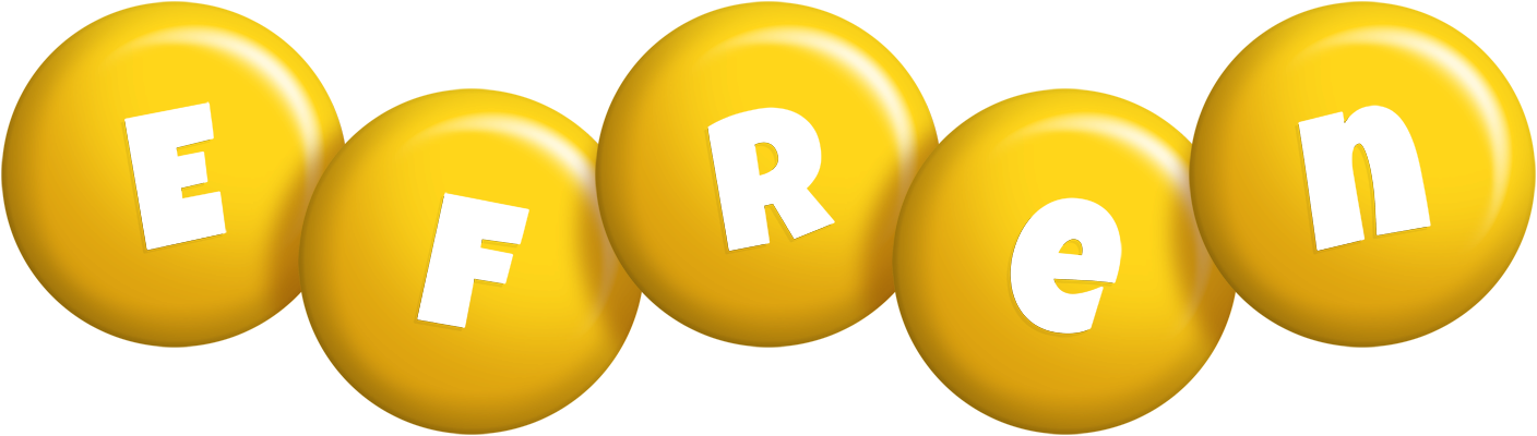 Efren candy-yellow logo