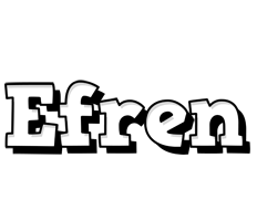 Efren snowing logo