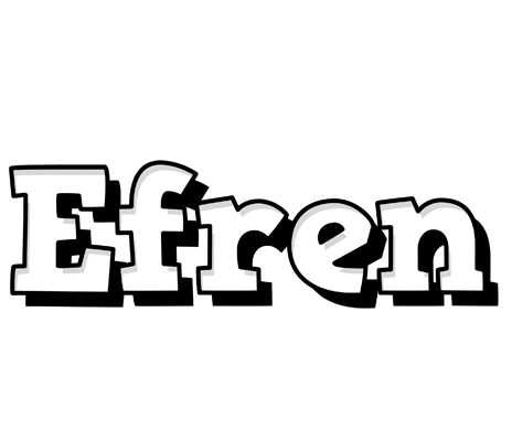 Efren snowing logo
