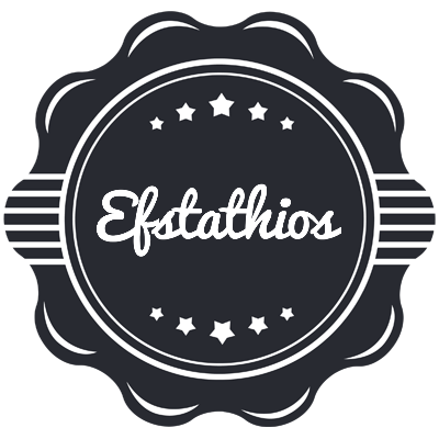 Efstathios badge logo
