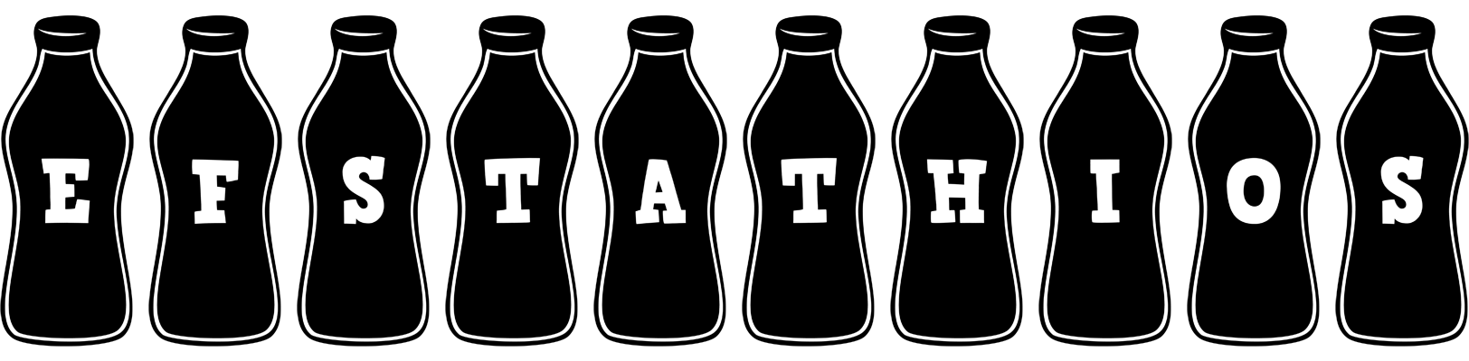 Efstathios bottle logo