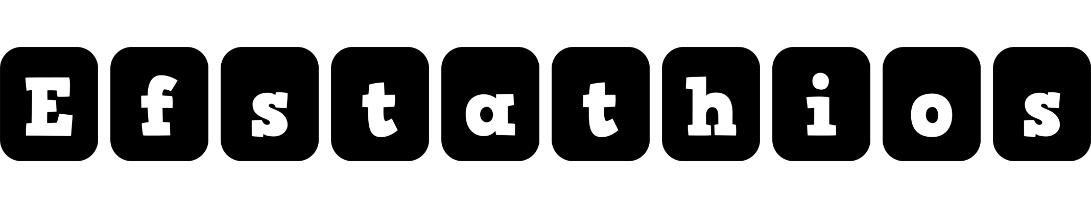 Efstathios box logo