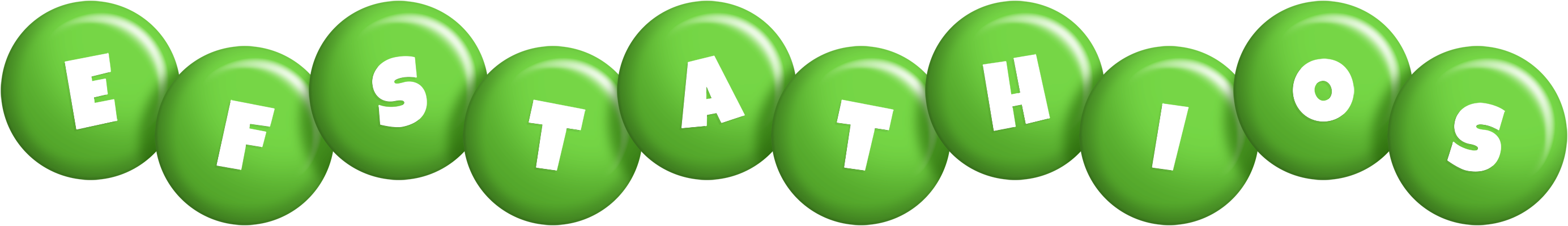 Efstathios candy-green logo