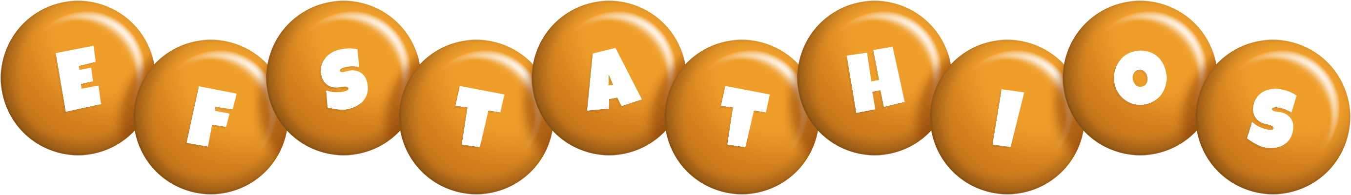 Efstathios candy-orange logo