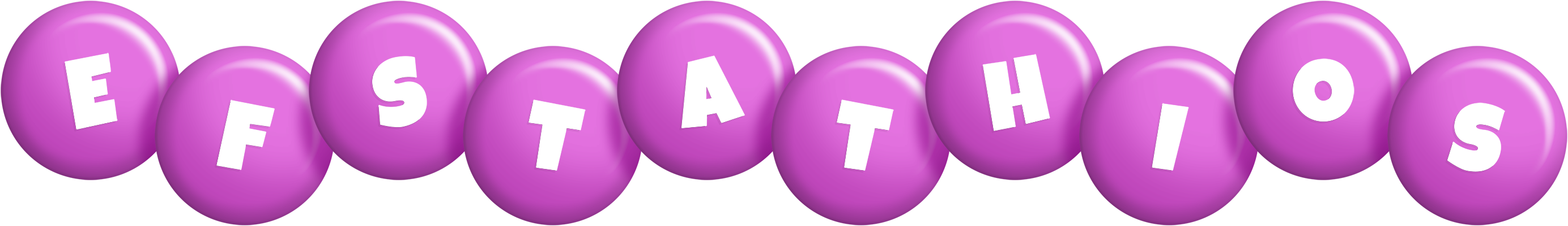 Efstathios candy-purple logo