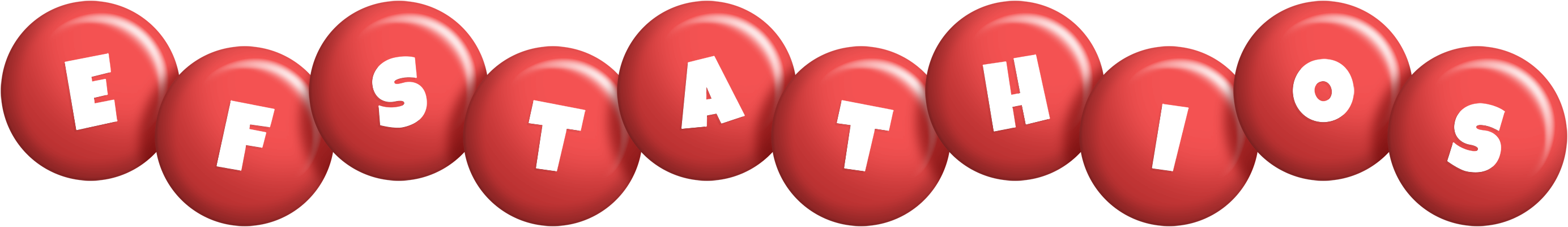 Efstathios candy-red logo
