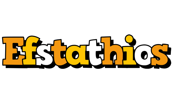 Efstathios cartoon logo