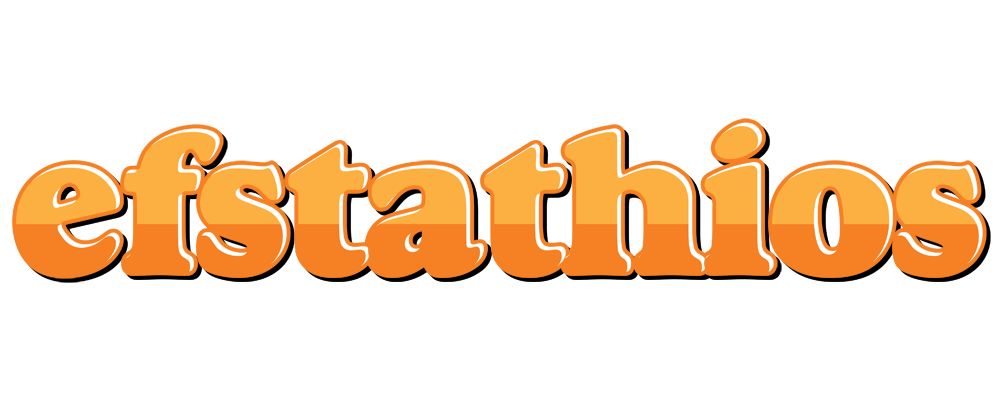 Efstathios orange logo