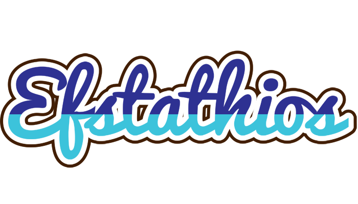 Efstathios raining logo