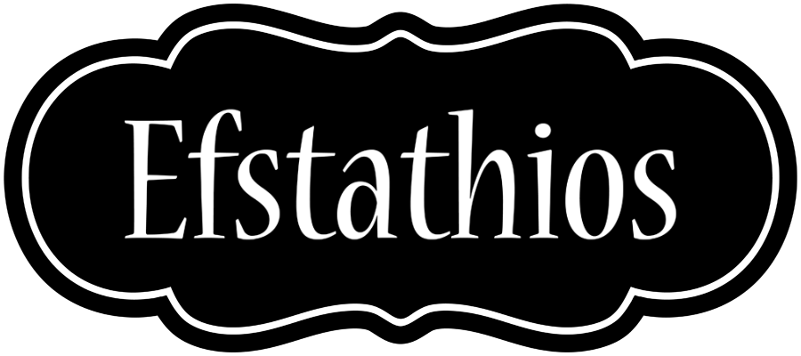 Efstathios welcome logo