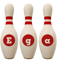 Ega bowling-pin logo