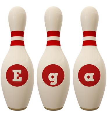 Ega bowling-pin logo