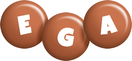 Ega candy-brown logo