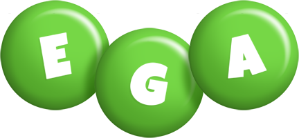 Ega candy-green logo