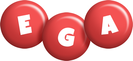 Ega candy-red logo