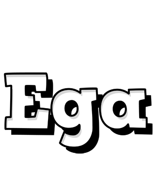 Ega snowing logo