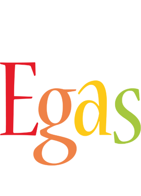 Egas birthday logo