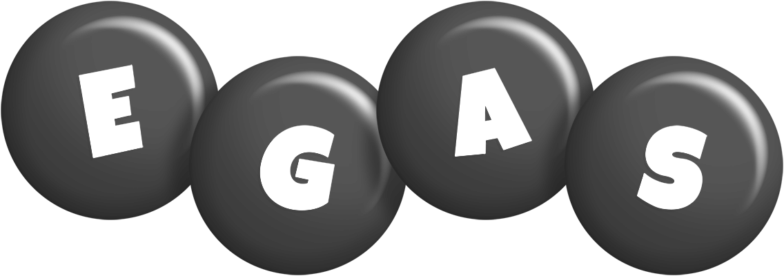 Egas candy-black logo