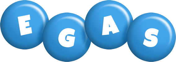 Egas candy-blue logo